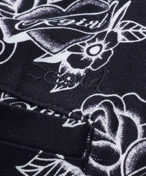 X-girl(エックスガール)の「TATOO PATTERN PANTS(その他パンツ・レディース・オフホワイト/ブラック・S/M)」の16枚目の写真