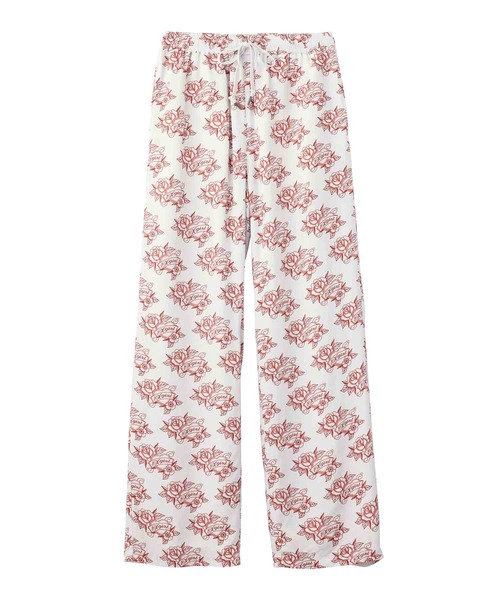 X-girl(エックスガール)の「TATOO PATTERN PANTS(その他パンツ・レディース・オフホワイト/ブラック・S/M)」の17枚目の写真