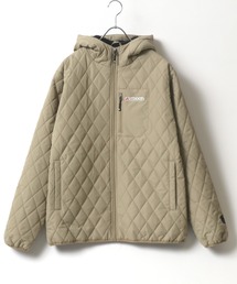 OUTDOOR PRODUCTS/アウトドアプロダクツ 中綿 キルティングジャケット フーディー