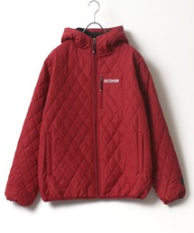OUTDOOR PRODUCTS/アウトドアプロダクツ 中綿 キルティングジャケット フーディー