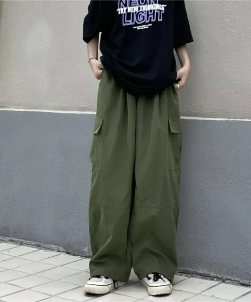 CLEA（クレア）の「ミリタリーワイドカーゴパンツ（カーゴパンツ