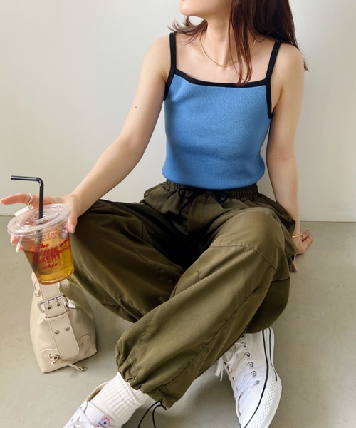CLEA(クレア)の「ミリタリーワイドカーゴパンツ(カーゴパンツ・レディース・カーキ/ブラック/オリーブ・FREE/M/L)」の21枚目の写真
