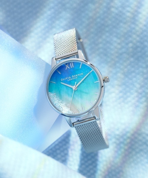 OLIVIA BURTON(オリビアバートン)の「「OLIVIA BURTON/オリビアバートン」 アンダーザシー ウィッシングウェーブズ 30mm 腕時計(アナログ腕時計・レディース・シルバー/ピンク・30mm)」の11枚目の写真