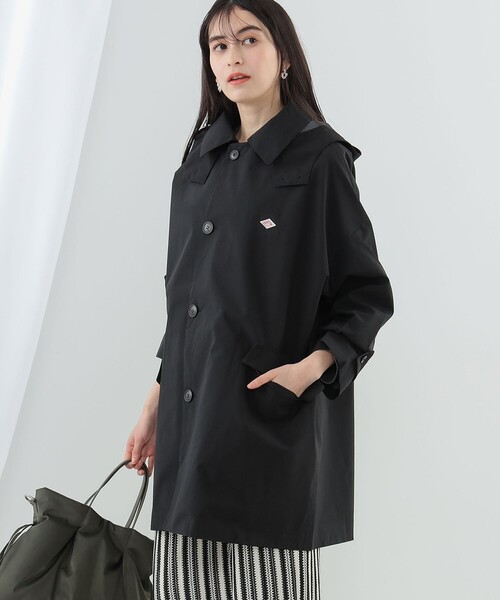 DANTON（ダントン）の「DANTON / フーデット コート（その他アウター・レディース・ブラック/ベージュ・S）」の5枚目の写真