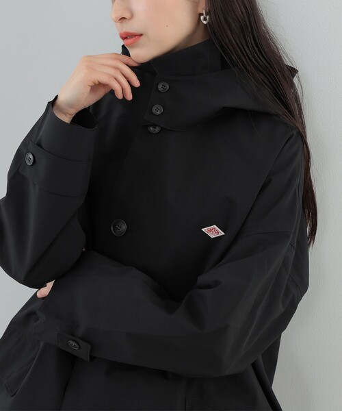 DANTON（ダントン）の「DANTON / フーデット コート（その他アウター・レディース・ブラック/ベージュ・S）」の8枚目の写真