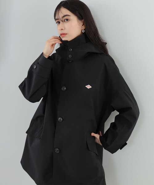 DANTON（ダントン）の「DANTON / フーデット コート（その他アウター・レディース・ブラック/ベージュ・S）」の10枚目の写真