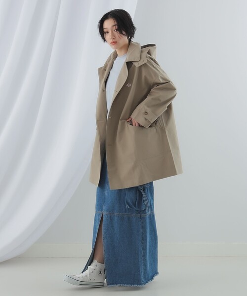 DANTON（ダントン）の「DANTON / フーデット コート（その他アウター・レディース・ブラック/ベージュ・S）」の12枚目の写真