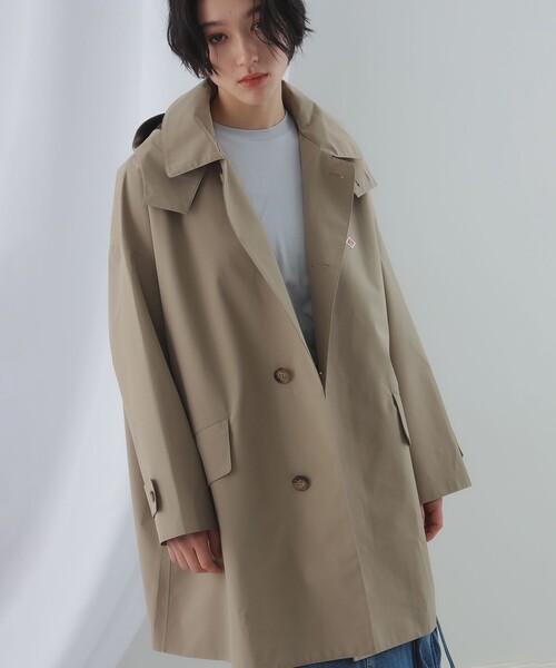 DANTON（ダントン）の「DANTON / フーデット コート（その他アウター・レディース・ブラック/ベージュ・S）」の14枚目の写真