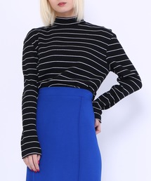 PUNYUS | カラーボーダーハイネックロンＴ(Tシャツ/カットソー)