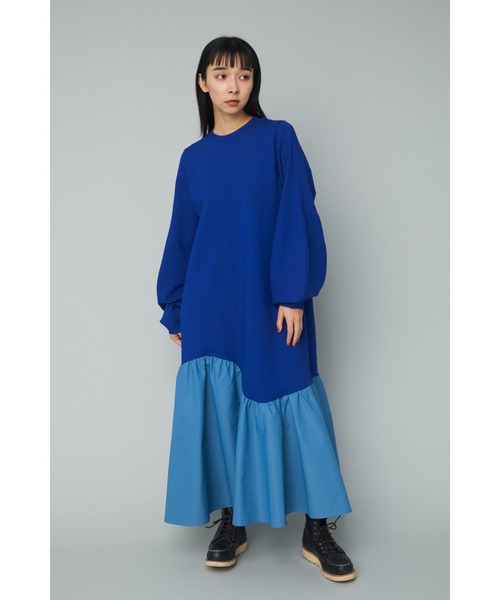 HeRIN.CYE(ヘリンドットサイ)の「Ponte op(ワンピース・レディース・ブルー/ブラック/ベージュ・FREE)」の3枚目の写真