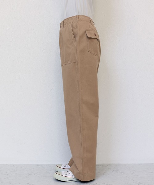 andme(アンドミー)の「【3サイズ展開】ワイドベイカーパンツ(その他パンツ・レディース・ブラック/ベージュ/カーキ/アイボリー/チャコールグレー/ネイビー/キナリ/ホワイト/ブラウン・L/M/S)」の15枚目の写真