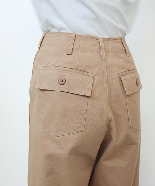 andme(アンドミー)の「【3サイズ展開】ワイドベイカーパンツ(その他パンツ・レディース・ブラック/ベージュ/カーキ/アイボリー/チャコールグレー/ネイビー/キナリ/ホワイト/ブラウン・L/M/S)」の20枚目の写真