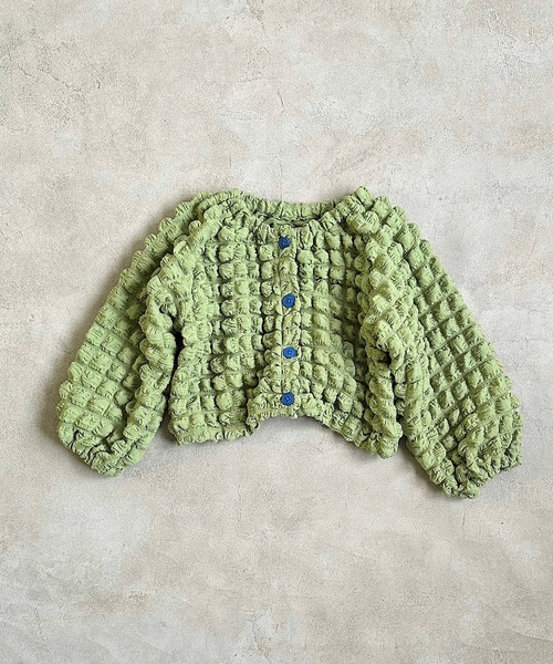 CALMIA(カルミア)の「pocopoco 2wayブラウス(80~140cm)(シャツ/ブラウス・キッズ・パープル/ライトグリーン/ブラック・80/90/95/100/110/120/130/140)」の2枚目の写真