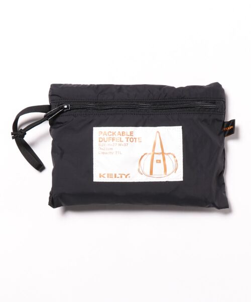 KELTY（ケルティ）の「＜小さくたためて持ち運びラクラク！便利な2WAYトート＞【KELTY】パッカブルダッフルトート（トートバッグ・レディース・ブラック/ネイビー/グレー/ブラウン系その他/ベージュ・FREE）」の14枚目の写真