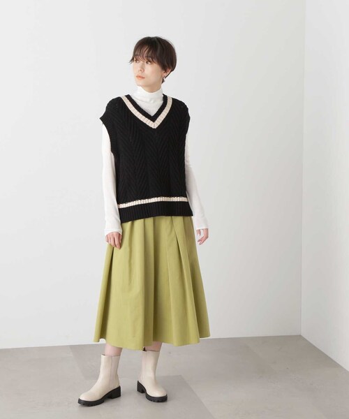 ◆シアーレイヤードニットインナー