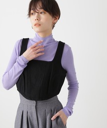 N.（N. Natural Beauty Basic） | ◆シアーレイヤードニットインナー(ニット/セーター)