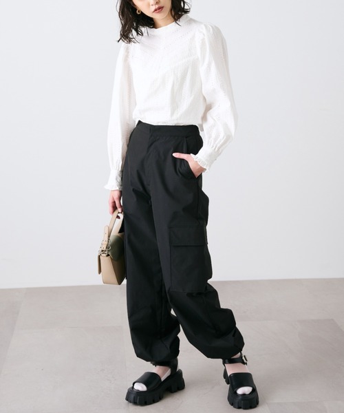 FREE'S MART（フリーズマート）の「◆カーゴパンツ（カーゴパンツ・レディース・ホワイト/ブラック・SMALL/MEDIUM）」の3枚目の写真