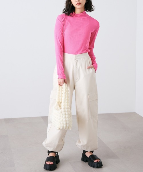 FREE'S MART（フリーズマート）の「◆カーゴパンツ（カーゴパンツ・レディース・ホワイト/ブラック・SMALL/MEDIUM）」の12枚目の写真