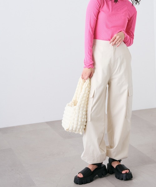 FREE'S MART（フリーズマート）の「◆カーゴパンツ（カーゴパンツ・レディース・ホワイト/ブラック・SMALL/MEDIUM）」の13枚目の写真