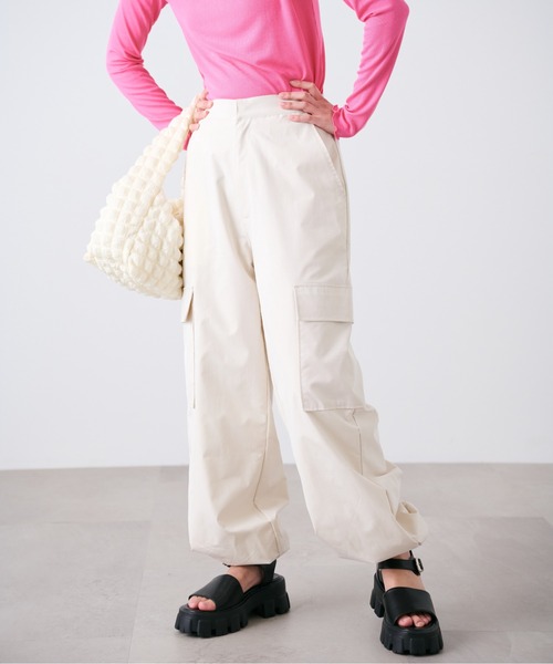 FREE'S MART（フリーズマート）の「◆カーゴパンツ（カーゴパンツ・レディース・ホワイト/ブラック・SMALL/MEDIUM）」の17枚目の写真