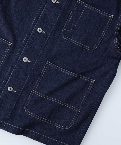 BACK NUMBER（バックナンバー）の「【BACK NUMBER】カバーオール（カバーオール・メンズ・ダークインディゴブルー・M/L/XL）」の5枚目の写真