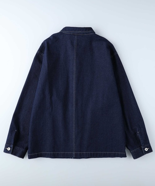 BACK NUMBER（バックナンバー）の「【BACK NUMBER】カバーオール（カバーオール・メンズ・ダークインディゴブルー・M/L/XL）」の3枚目の写真