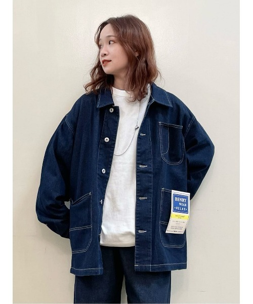 BACK NUMBER（バックナンバー）の「【BACK NUMBER】カバーオール（カバーオール・メンズ・ダークインディゴブルー・M/L/XL）」の20枚目の写真