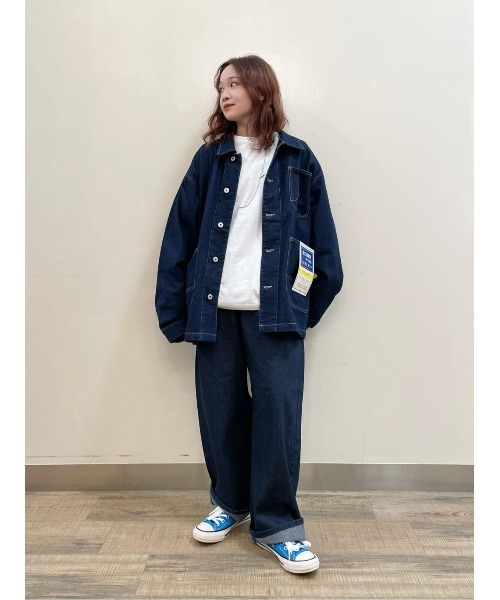 BACK NUMBER（バックナンバー）の「【BACK NUMBER】カバーオール（カバーオール・メンズ・ダークインディゴブルー・M/L/XL）」の16枚目の写真