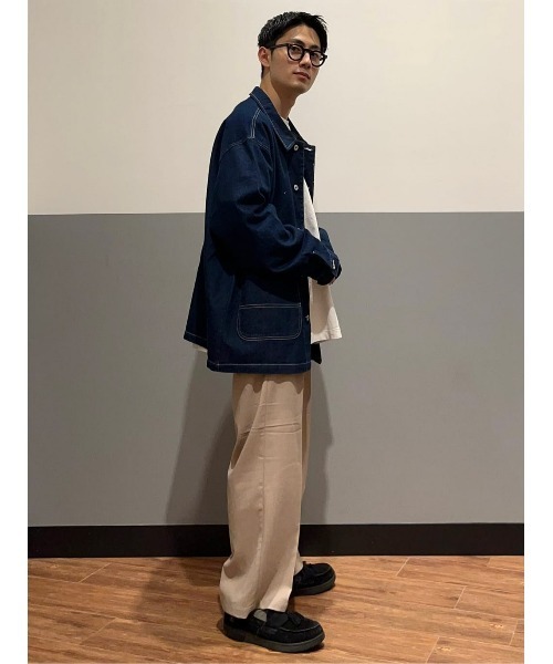 BACK NUMBER（バックナンバー）の「【BACK NUMBER】カバーオール（カバーオール・メンズ・ダークインディゴブルー・M/L/XL）」の8枚目の写真