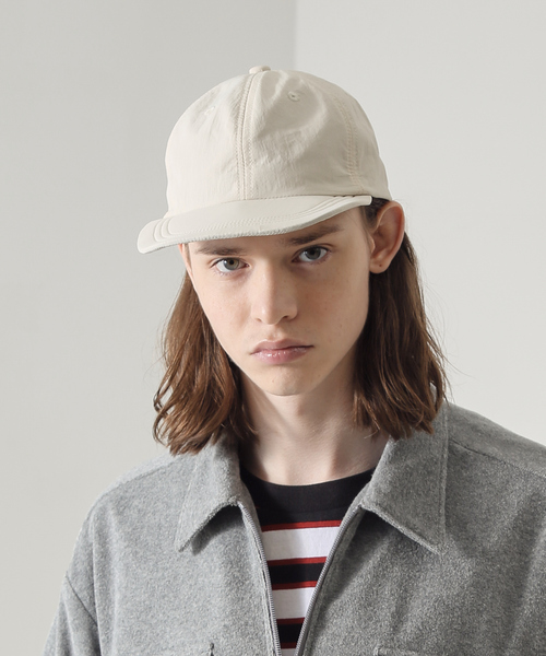 ABAHOUSE(アバハウス)の「【RUBEN/ルーベン】NYLON CAP / ベーシック ナイロンキャップ(キャップ・メンズ・ブラック/グリーン/アイボリー・フリー)」の2枚目の写真
