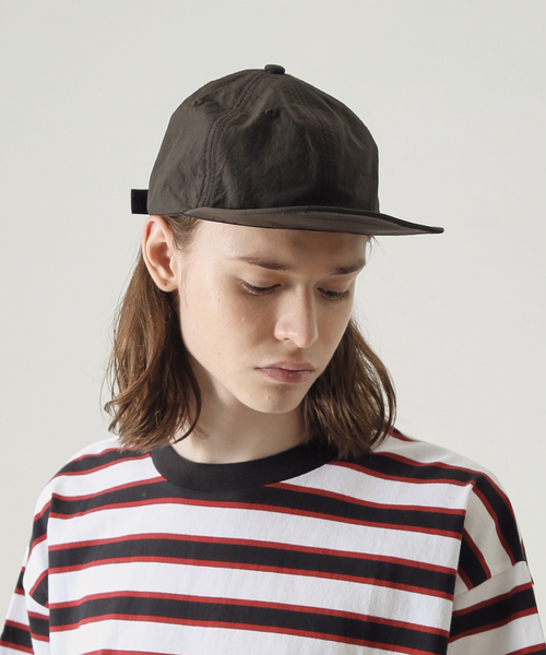 ABAHOUSE(アバハウス)の「【RUBEN/ルーベン】NYLON CAP / ベーシック ナイロンキャップ(キャップ・メンズ・ブラック/グリーン/アイボリー・フリー)」の3枚目の写真