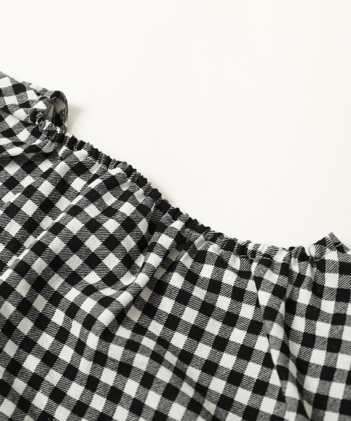 devirock（デビロック）の「【セットアップ】パフスリーブトップス＆ショートパンツ（ワンピース・キッズ・ブルー/ブラック/アイボリー/その他4・100cm/110cm/120cm/130cm/140cm/150cm/160cm）」の16枚目の写真