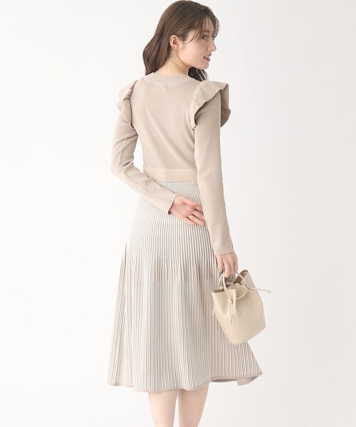 index（インデックス）の「◇カラーストライプ ニットワンピース