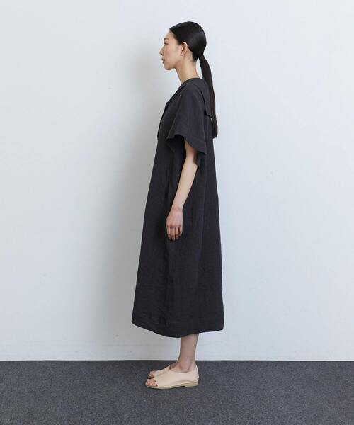 ☆新品未使用☆ LOISIR グランジリネンセーラーカラーワンピース LOISIR（ロワズィール）の「グランジリネンセーラーカラー