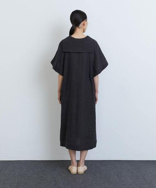 フレンチリネン セーラーカラーワンピース LOISIR(ロワズィール)の「グランジリネンセーラーカラー