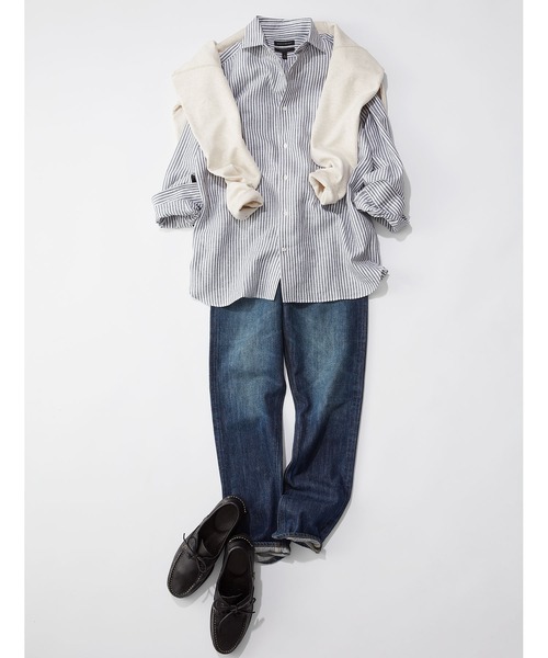 Banana Republic(バナナリパブリック)の「フレンチテリー スウェットシャツ(スウェット・メンズ・カーキ/ナチュラル・L/XL/S/M)」の5枚目の写真