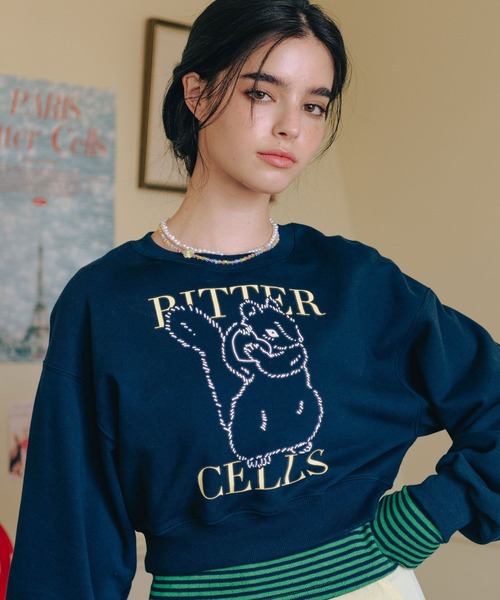 BITTER CELLS／シマリスプルオーバー(ウラケ) 2193587（スウェット）｜ALAND（エーランド）のファッション通販