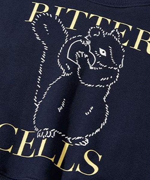 BITTER CELLS（ビターセルズ）の「BITTER CELLS／シマリスプルオーバー(ウラケ) 2193587（スウェット・レディース・ナチュラル/ライトグレー/ネイビー・MEDIUM/SMALL）」の17枚目の写真