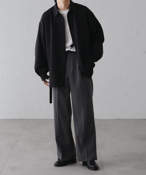 epnok（エプノック）の「ベーシックルーズタイロッケンシャツ（シャツ/ブラウス・メンズ・ブラック/チャコールグレー/オフホワイト・SMALL/MEDIUM/LARGE）」の15枚目の写真