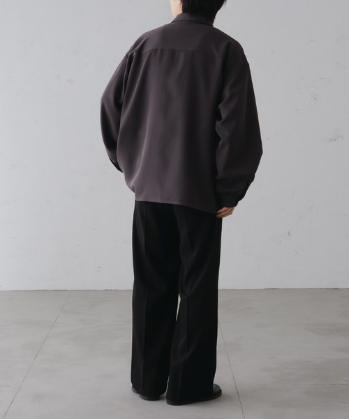 epnok（エプノック）の「ベーシックルーズタイロッケンシャツ（シャツ/ブラウス・メンズ・ブラック/チャコールグレー/オフホワイト・SMALL/MEDIUM/LARGE）」の17枚目の写真