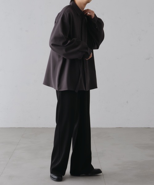 epnok（エプノック）の「ベーシックルーズタイロッケンシャツ（シャツ/ブラウス・メンズ・ブラック/チャコールグレー/オフホワイト・SMALL/MEDIUM/LARGE）」の21枚目の写真