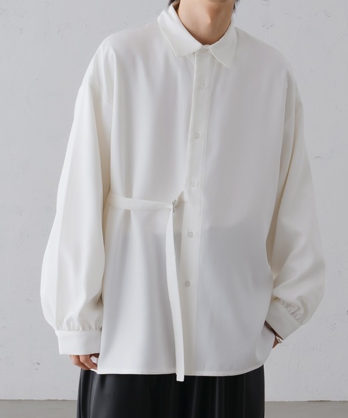 epnok（エプノック）の「ベーシックルーズタイロッケンシャツ（シャツ/ブラウス・メンズ・ブラック/チャコールグレー/オフホワイト・SMALL/MEDIUM/LARGE）」の19枚目の写真