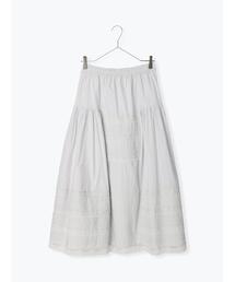 TSUHARU by Samansa Mos2 | リバーレース切替ギャザースカート(スカート)