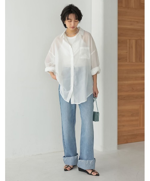 Re:EDIT（リエディ）の「スクエアコンパクショルダーバッグ（ショルダーバッグ・レディース・アイボリー/ダークブラウン/ブルー/グリーン・FREE）」の10枚目の写真