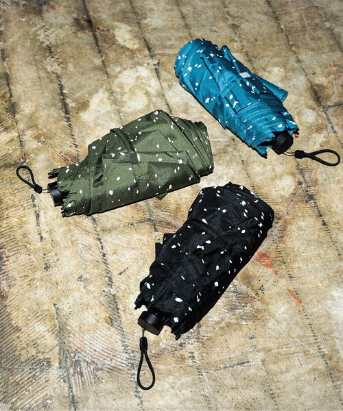 bpr BEAMS（ビーピーアール ビームス ）の「bPr BEAMS / スプラッシュ リフレクター 折り畳み傘（折りたたみ傘・レディース・ブラック/オリーブ/サックスブルー・ONE SIZE）」の9枚目の写真