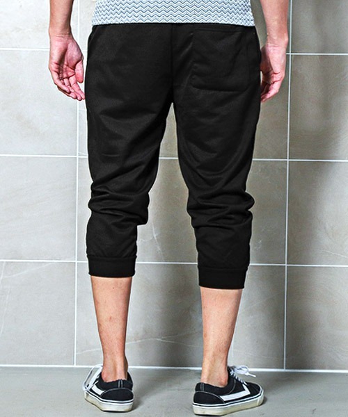 LUXSTYLE(ラグスタイル)の「ミニ裏毛スウェットクロップドパンツ(スウェットパンツ・メンズ・ブラック/杢グレー/ネイビー/グレイッシュベージュ・M/L/XL)」の20枚目の写真