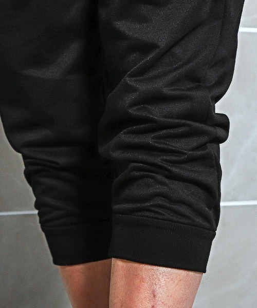 LUXSTYLE(ラグスタイル)の「ミニ裏毛スウェットクロップドパンツ(スウェットパンツ・メンズ・ブラック/杢グレー/ネイビー/グレイッシュベージュ・M/L/XL)」の8枚目の写真