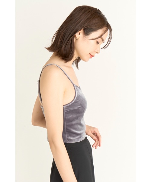 JEWELS ベロアキャミセットアップ SNIDEL（スナイデル）の「ベロアキャミ&ナロースカート