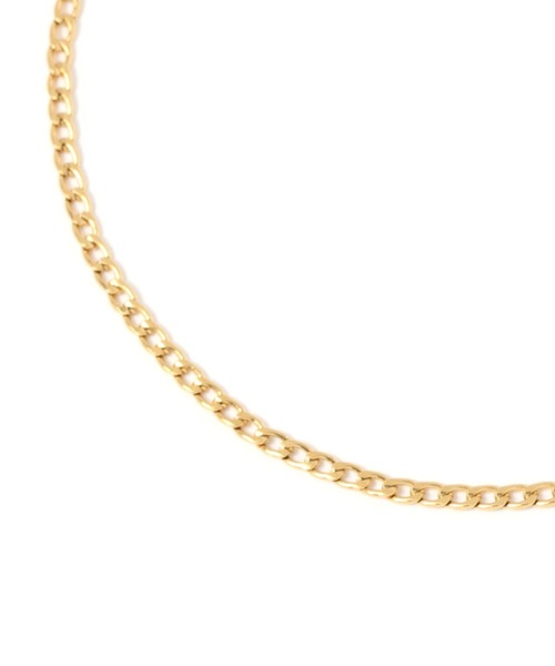 BAYFLOW（ベイフロー）の「ステンレスチェーンネックレスS（ネックレス・メンズ・ライトグレー/イエロー・FREE）」の2枚目の写真