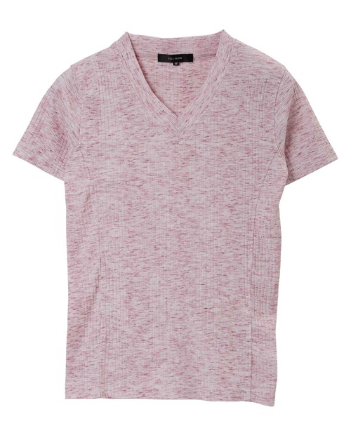 jiggys shop（ジギーズショップ）の「Ｖネックテレコ半袖Ｔシャツ カットソー（Tシャツ/カットソー・メンズ・ブラック/杢グレー/ブルー系その他2/レッド系その他/ブラック系その他/ホワイト・X-LARGE/MEDIUM/LARGE）」の19枚目の写真